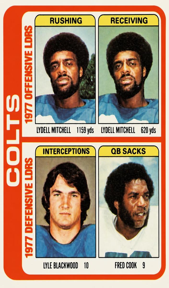 1978 Topps Football Colts Leaders #502 PSA 9
