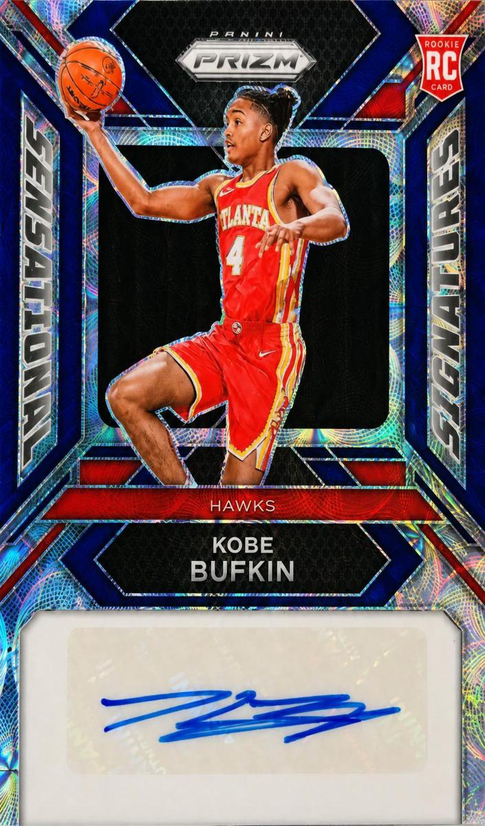 2023 Panini Prizm Basketball Blue Kobe Bufkin #SS-KB PSA 9