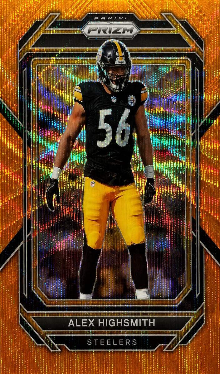 2022 Panini Prizm Football Orange Wave Alex Highsmith #244