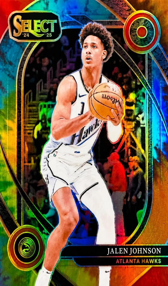 2024 Panini Select Basketball Tie-Dye Jalen Johnson #247