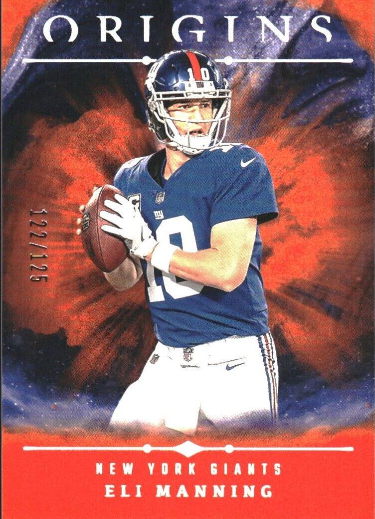2024 Panini Origins Football Orange Eli Manning #62