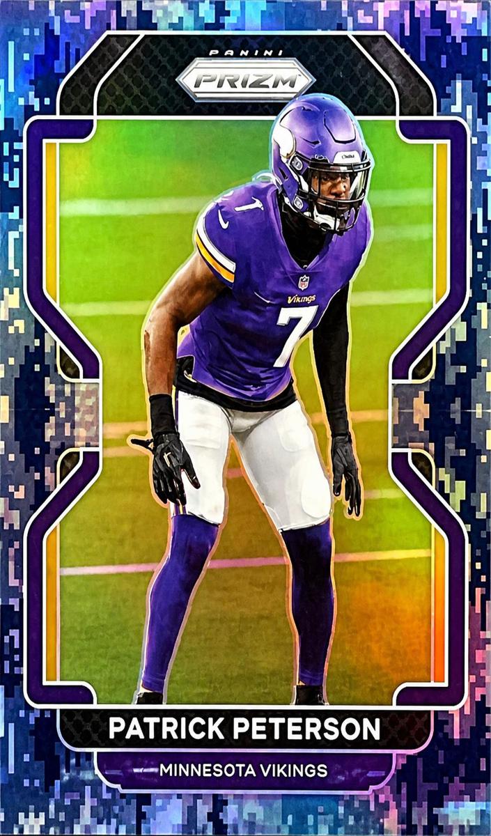 2021 Panini Prizm Football Navy Camo Prizm Patrick Peterson #132 PSA 10