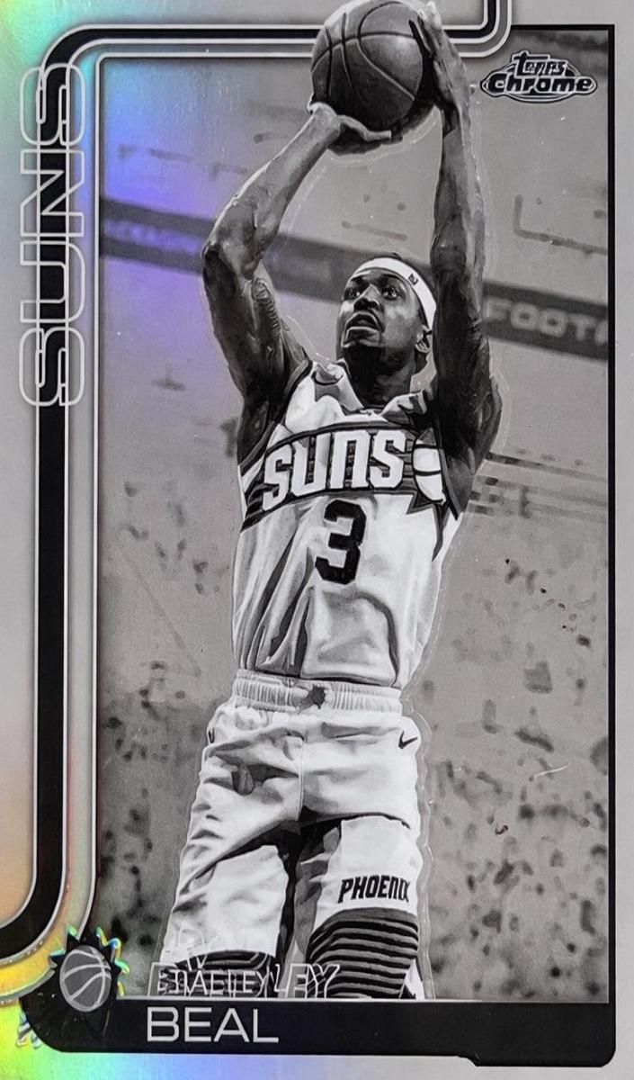 2025 Topps Chrome Basketball Negative Refractor Bradley Beal #194