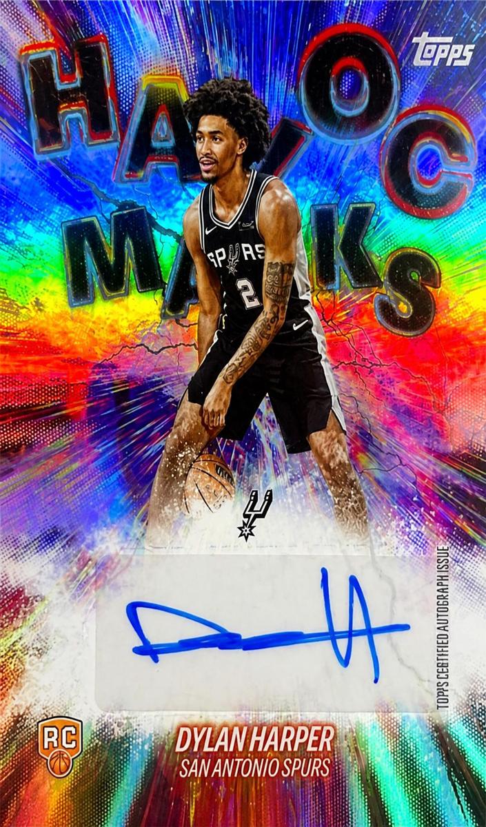 2025 Topps Basketball Rainbow Foilboard Dylan Harper #HM-DH PSA 9