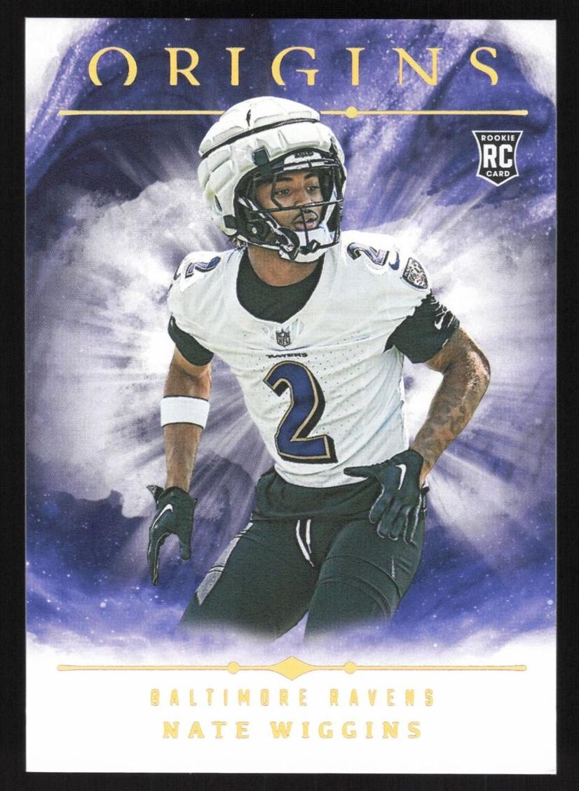 2024 Panini Origins Football Nate Wiggins #143