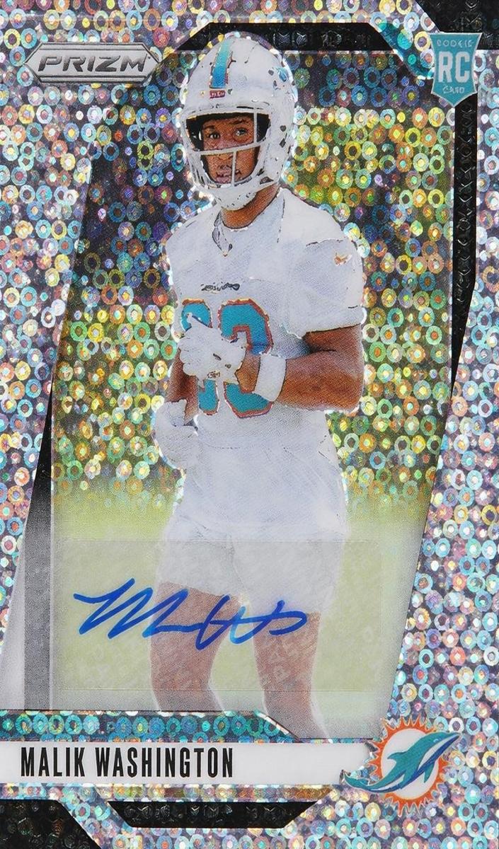 2024 Panini Prizm Football No Huddle Malik Washington #371 PSA 8.5
