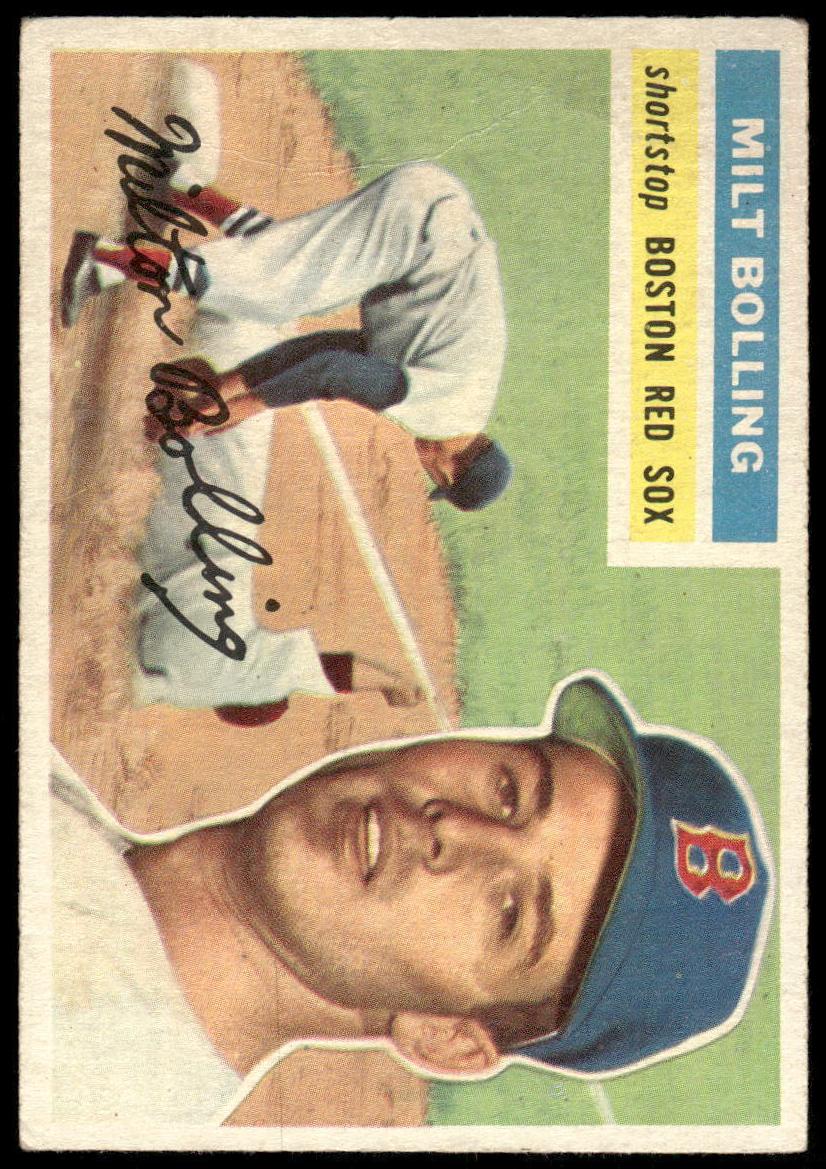 1956 Topps Baseball Milt Bolling #315