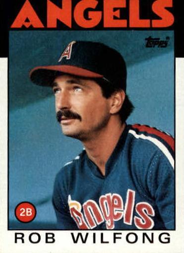 1986 Topps Baseball Rob Wilfong #658 PSA 8.5