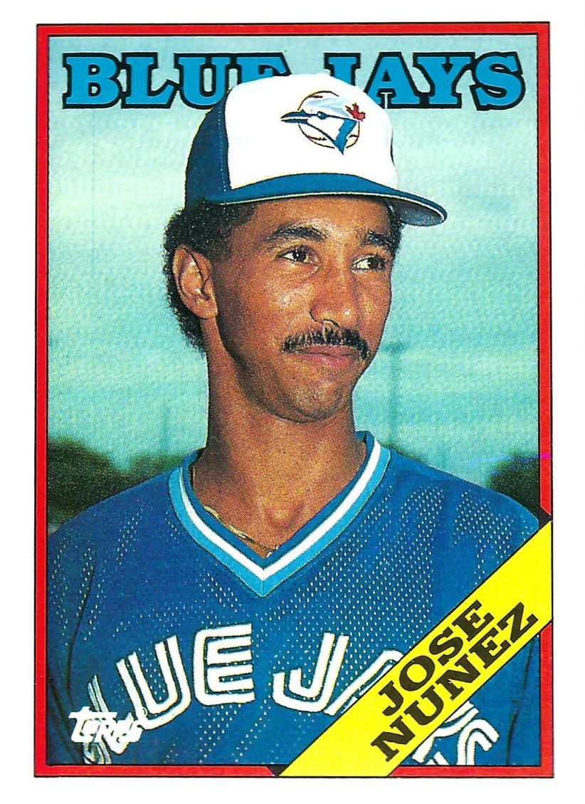 1988 Topps Baseball Jose Nunez #28 PSA 9