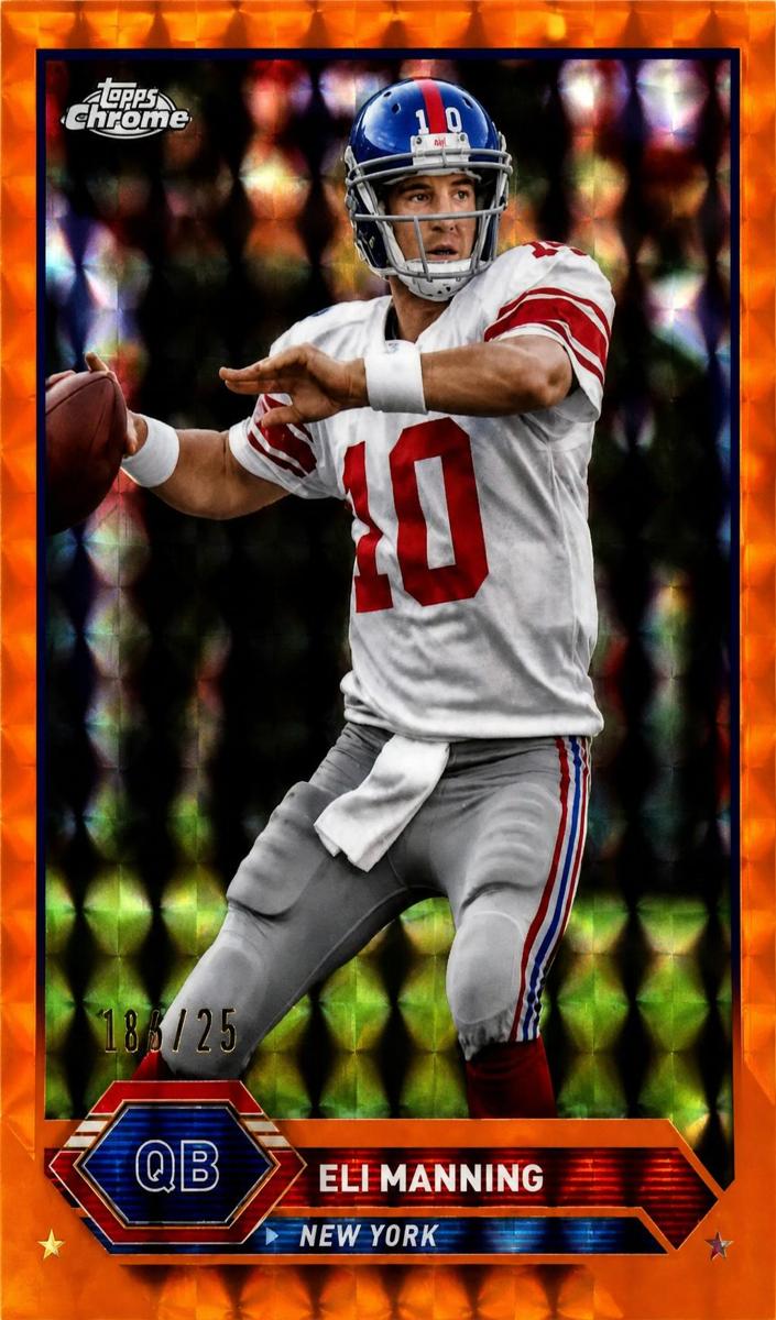 2023 Topps Composite Football Geometric Orange Eli Manning #23