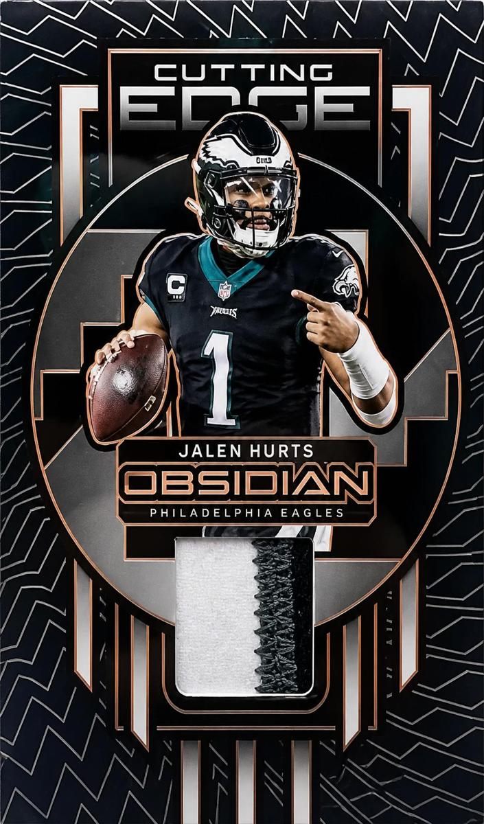 2023 Panini Obsidian Football Electric Etch Orange Jalen Hurts #CEM-JHU