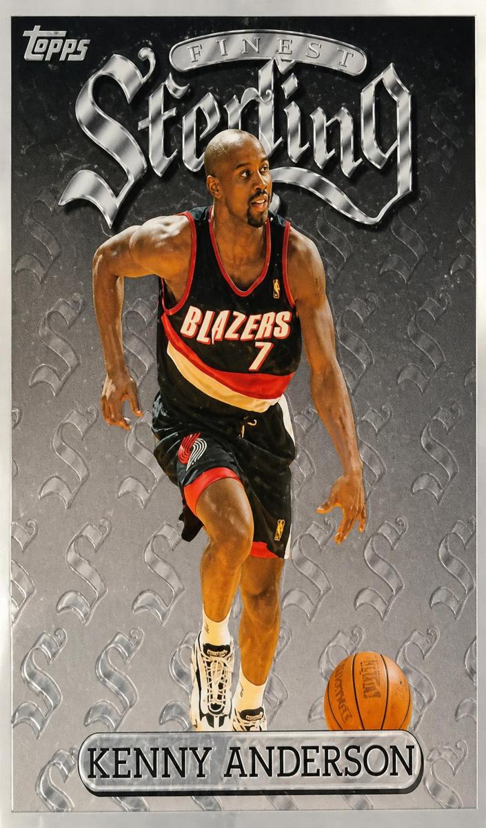 1996 Topps Finest Basketball Refractor Kenny Anderson #256