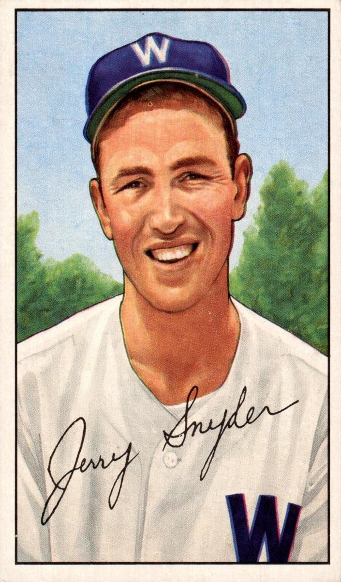 1952 Bowman Baseball Jerry Snyder #246 PSA 6