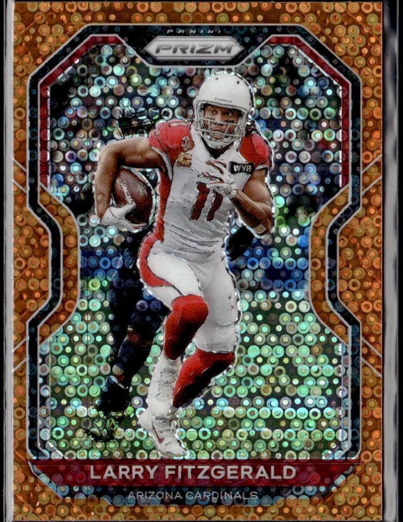 2020 Panini Prizm Football Disco Prizm Larry Fitzgerald #263 PSA 8.5