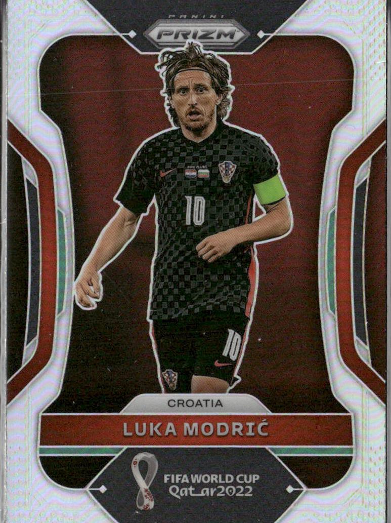 2022 Panini Prizm FIFA World Cup Qatar Soccer Silver Luka Modric #61 PSA 10