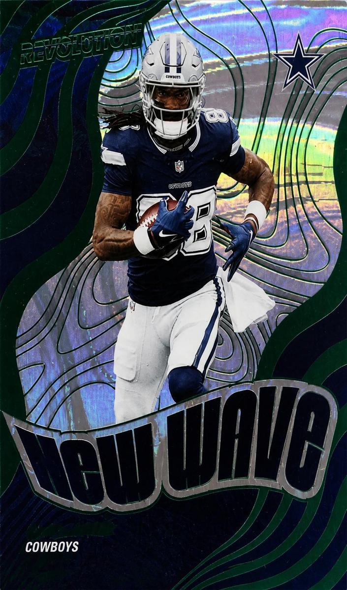 2025 Panini Revolution Football Green Storm CeeDee Lamb #14