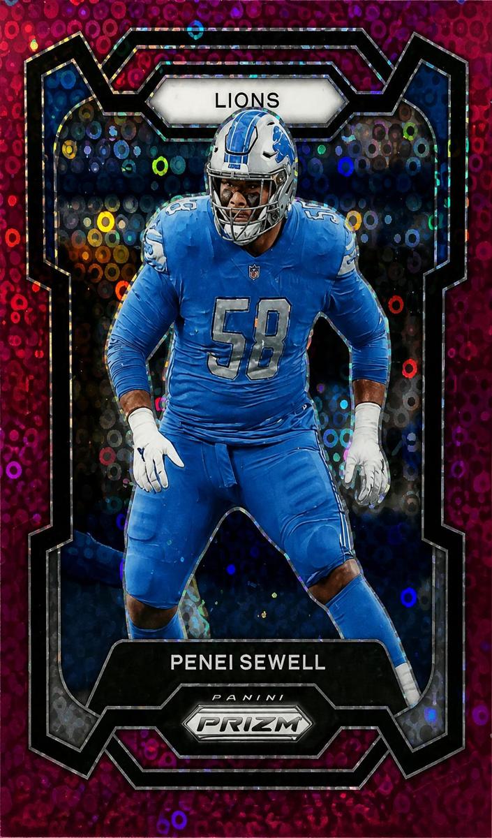 2023 Panini Prizm Football No Huddle Purple Penei Sewell #103 PSA 10