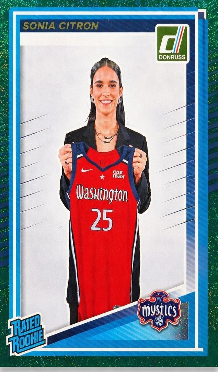 2025 Panini Donruss WNBA Basketball Green Shimmer Sonia Citron #87