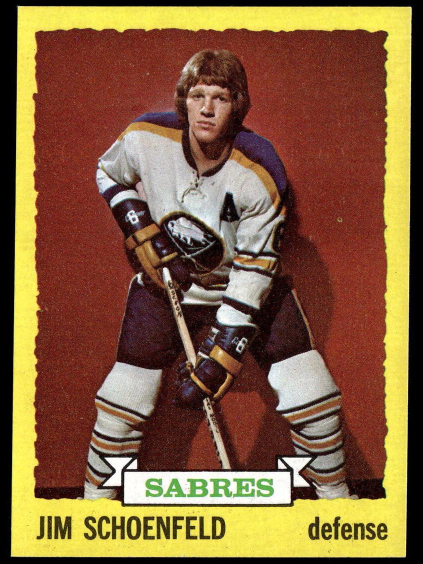 1973 Topps Hockey Jim Schoenfeld #86
