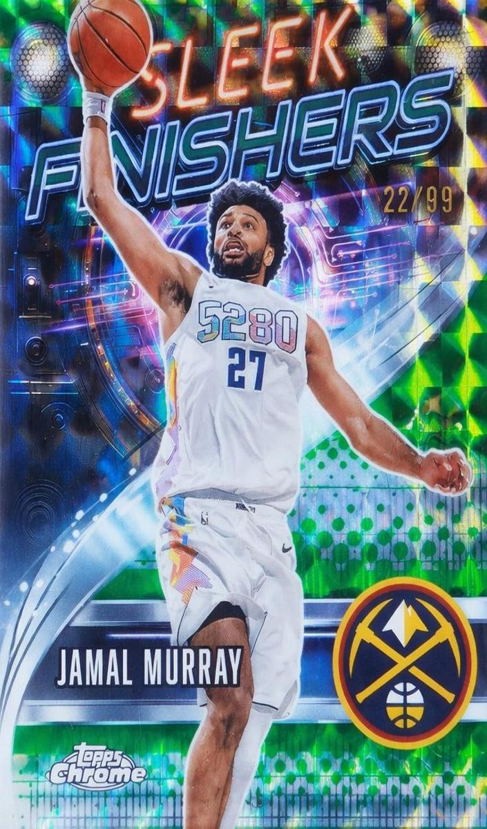 2025 Topps Chrome Basketball Green Refractor Jamal Murray #SF-18