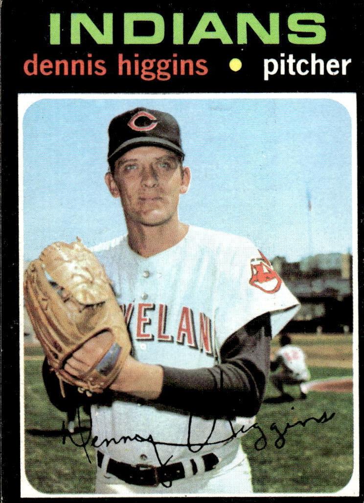 1971 Topps Baseball Dennis Higgins #479