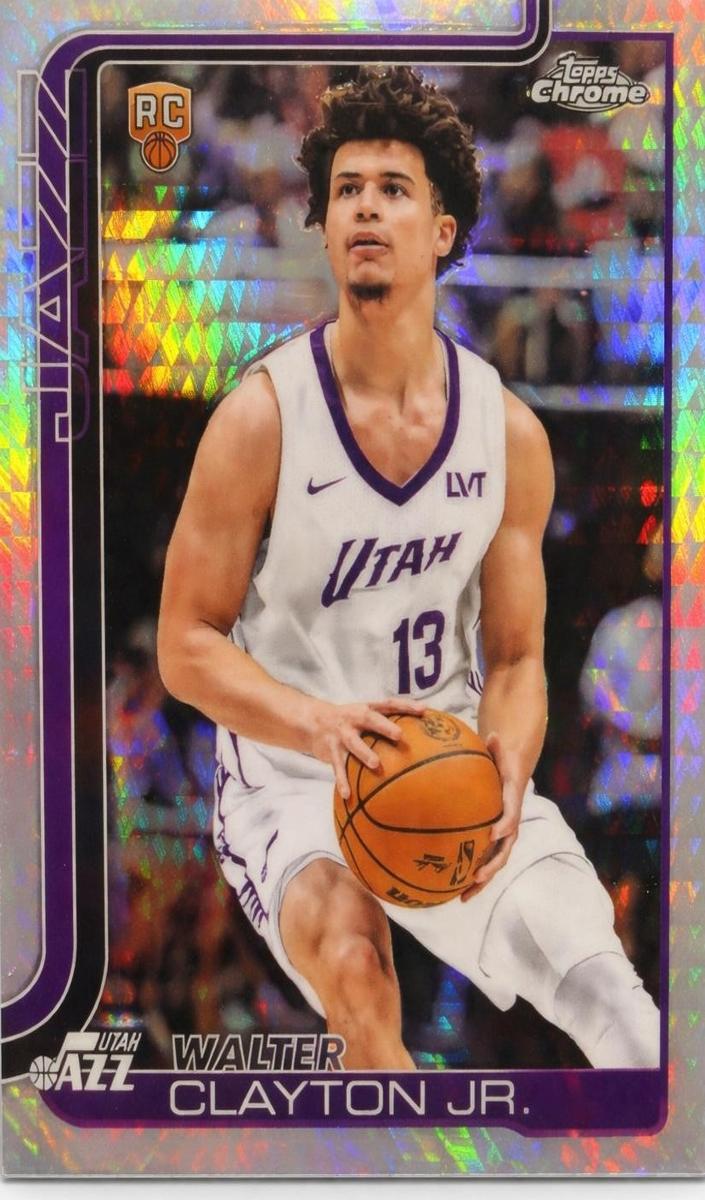 2025 Topps Chrome Basketball Prism Refractor Walter Clayton Jr. #268