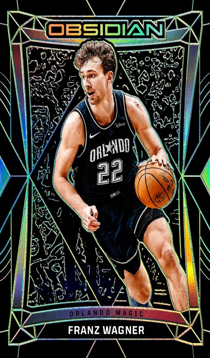 2023 Panini Obsidian Basketball Electric Etch Green Franz Wagner #76 PSA 10