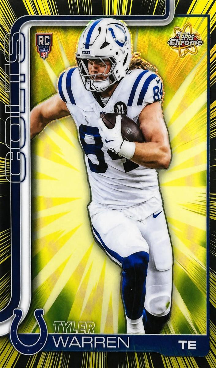 2025 Topps Chrome Football Tyler Warren #RR-8