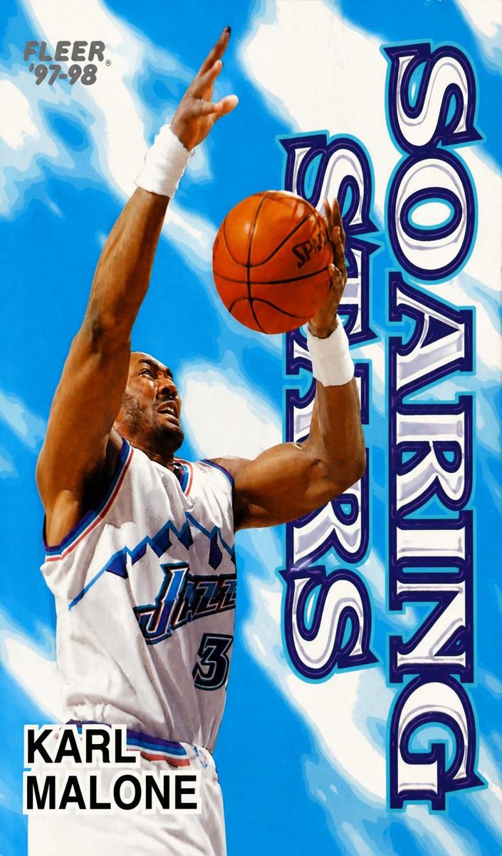 1997 Fleer Basketball Karl Malone #13