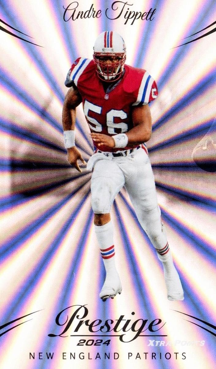 2024 Panini Prestige Football Sunburst Xtra Points Andre Tippett #208