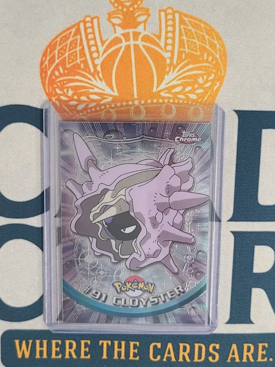 2000 Topps Chrome Pokemon Cloyster #91 PSA 9
