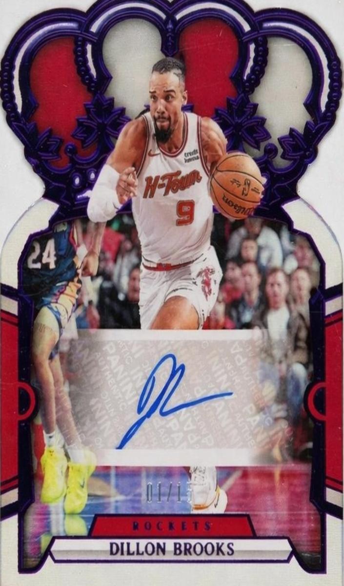 2023 Panini Crown Royale Basketball Purple Dillon Brooks #CA-BRO