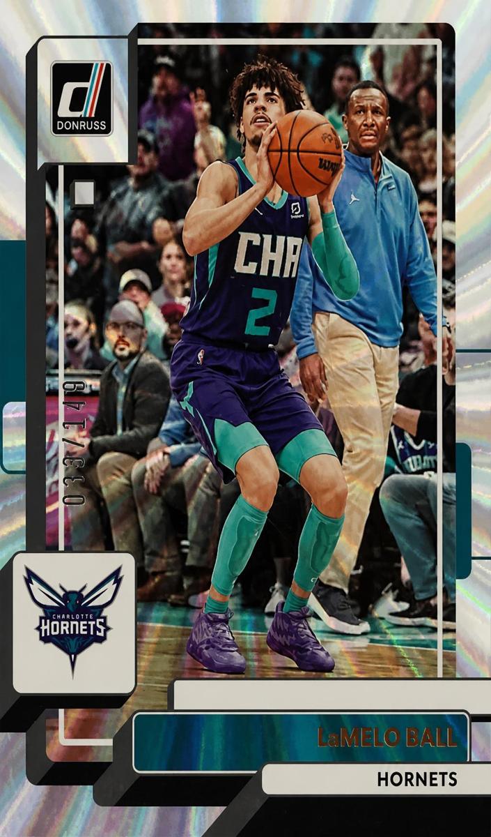2022 Panini Donruss Basketball Holo Laser LaMelo Ball #67