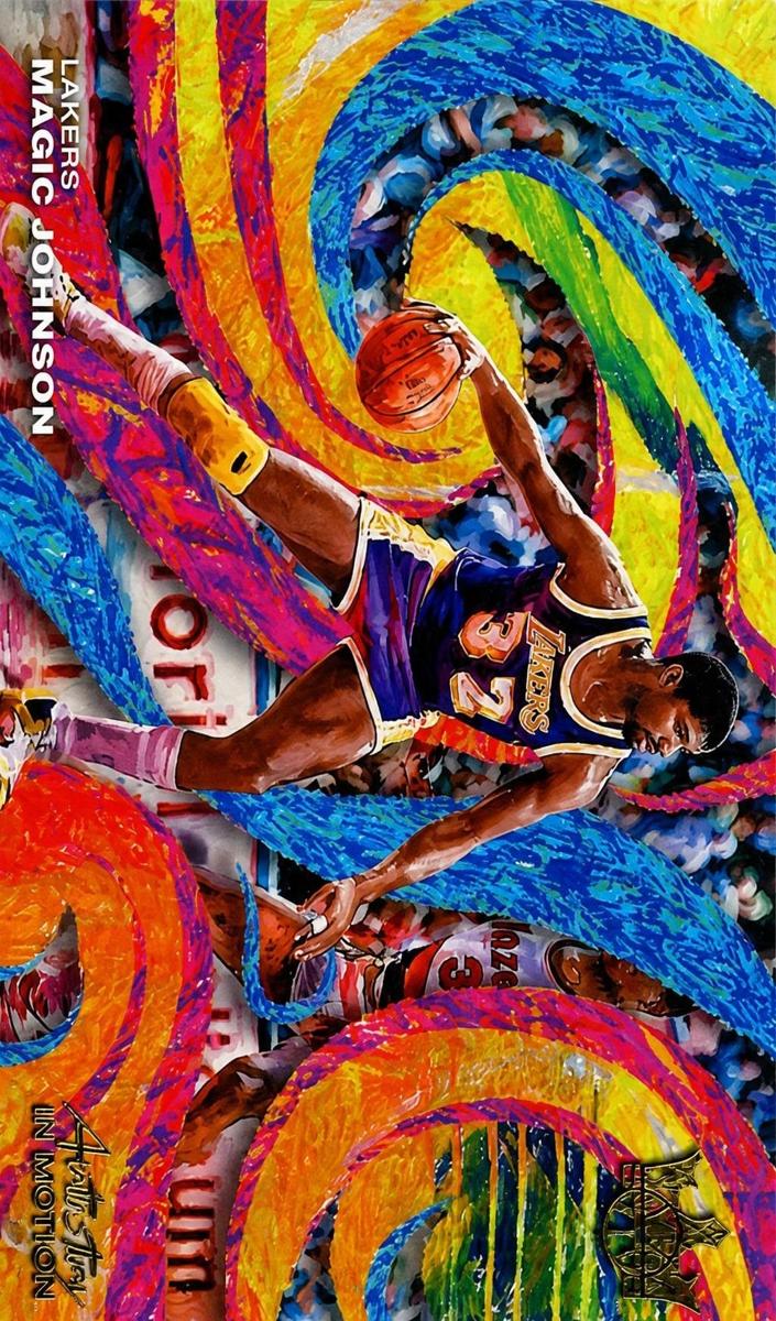 2022 Panini Court Kings Basketball Magic Johnson #5