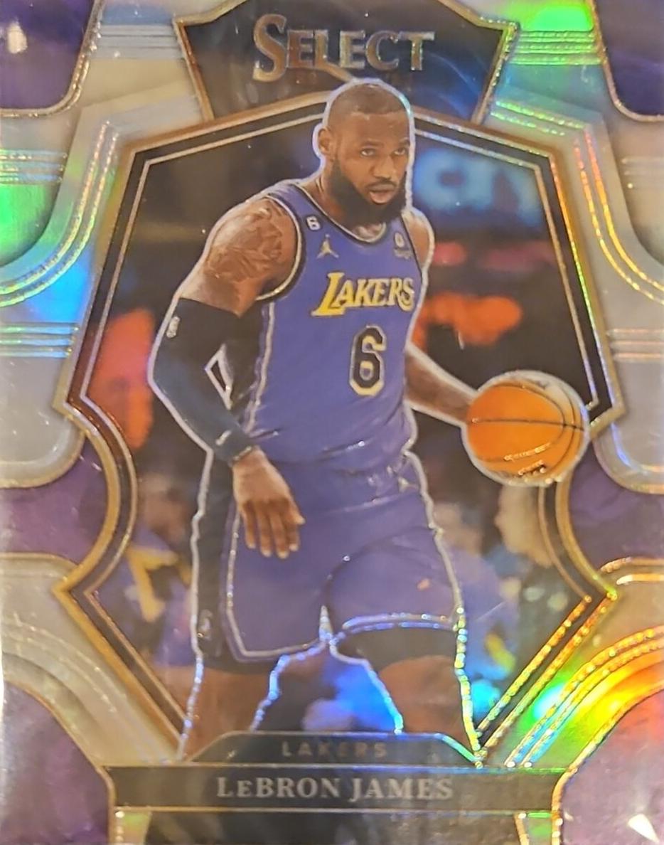 2022 Panini Select Basketball Silver LeBron James #126 PSA 8.5