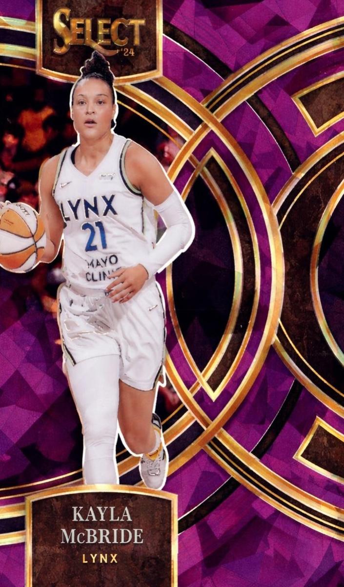 2024 Panini Select WNBA Basketball Purple Ice Kayla McBride #176