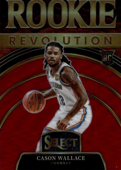 2023 Panini Select Basketball Red Cason Wallace #29