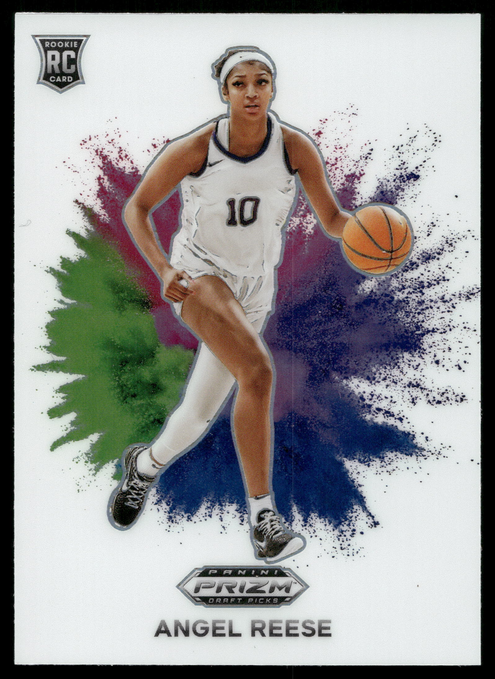 2024 Panini Prizm Draft Picks Basketball Angel Reese #7 PSA 9