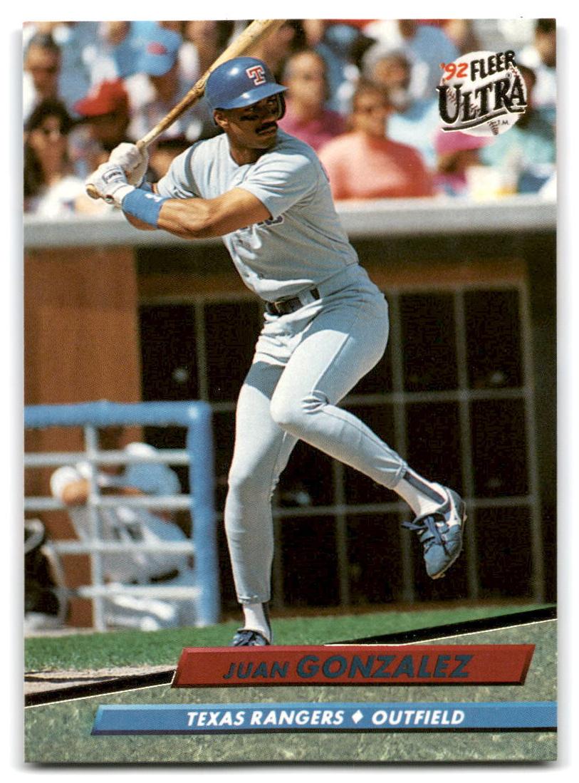 1992 Fleer Ultra Baseball Juan Gonzalez #132