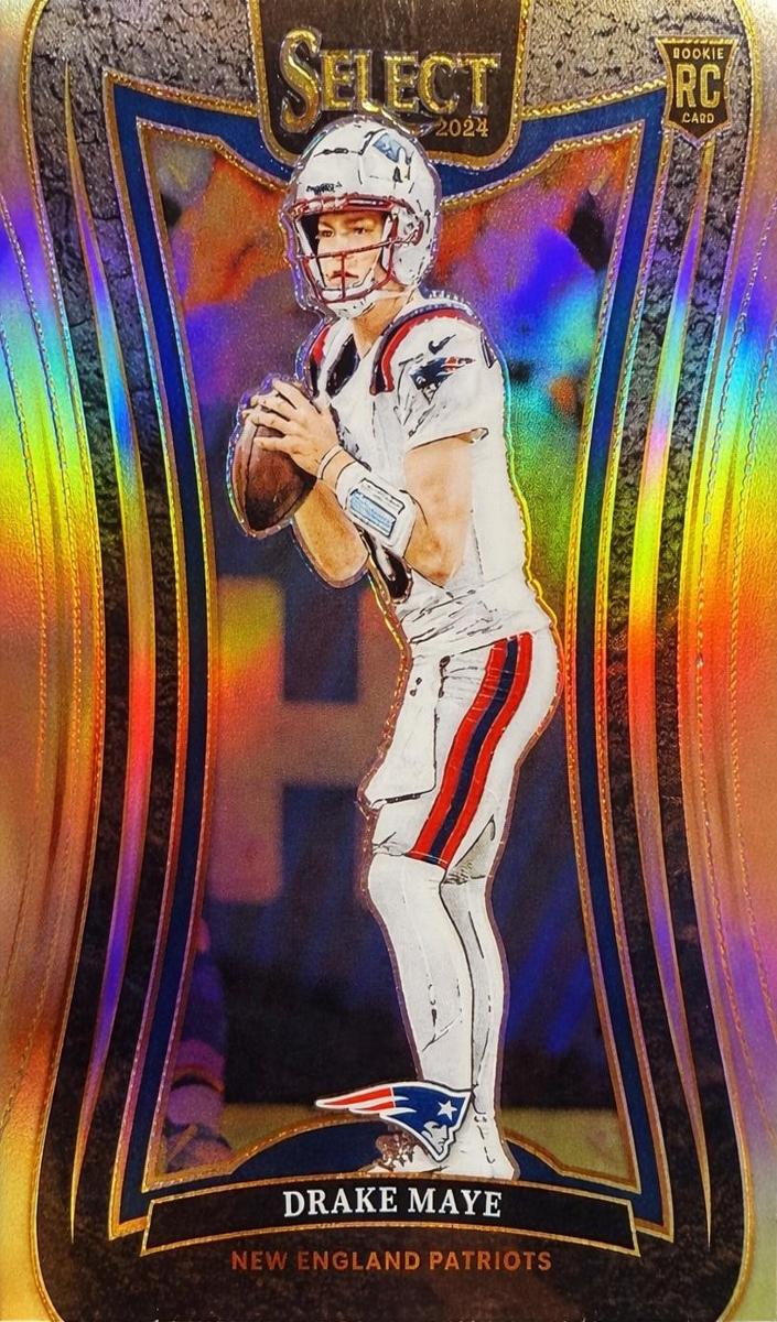 2024 Panini Select Football Silver Drake Maye #379 PSA 9