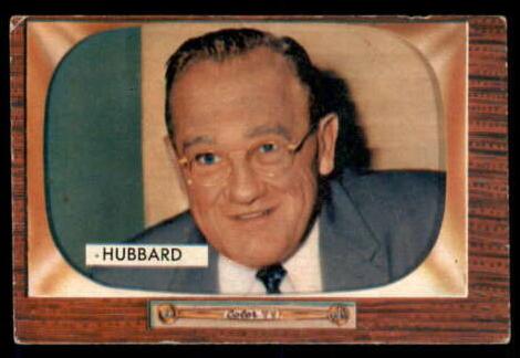 1955 Bowman Baseball Cal Hubbard #315