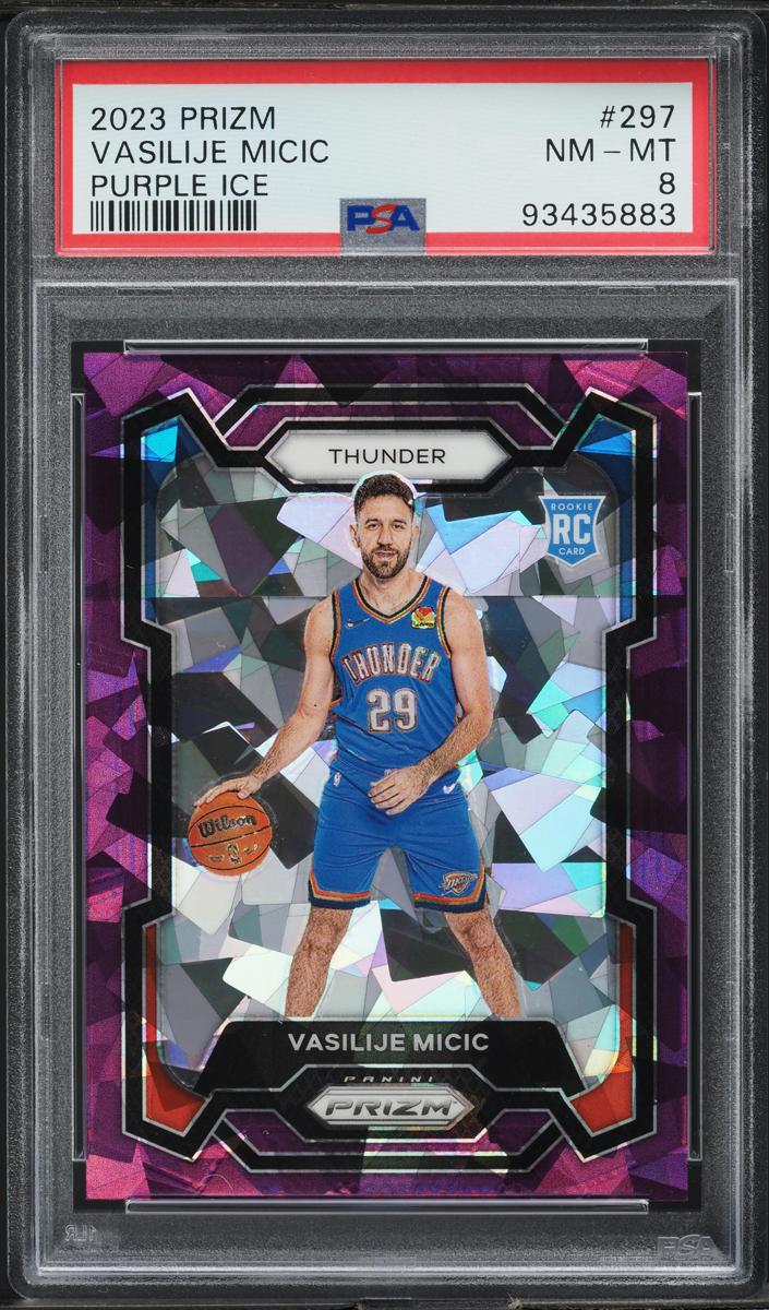 2023 Panini Prizm Basketball Purple Ice Vasilije Micic #297