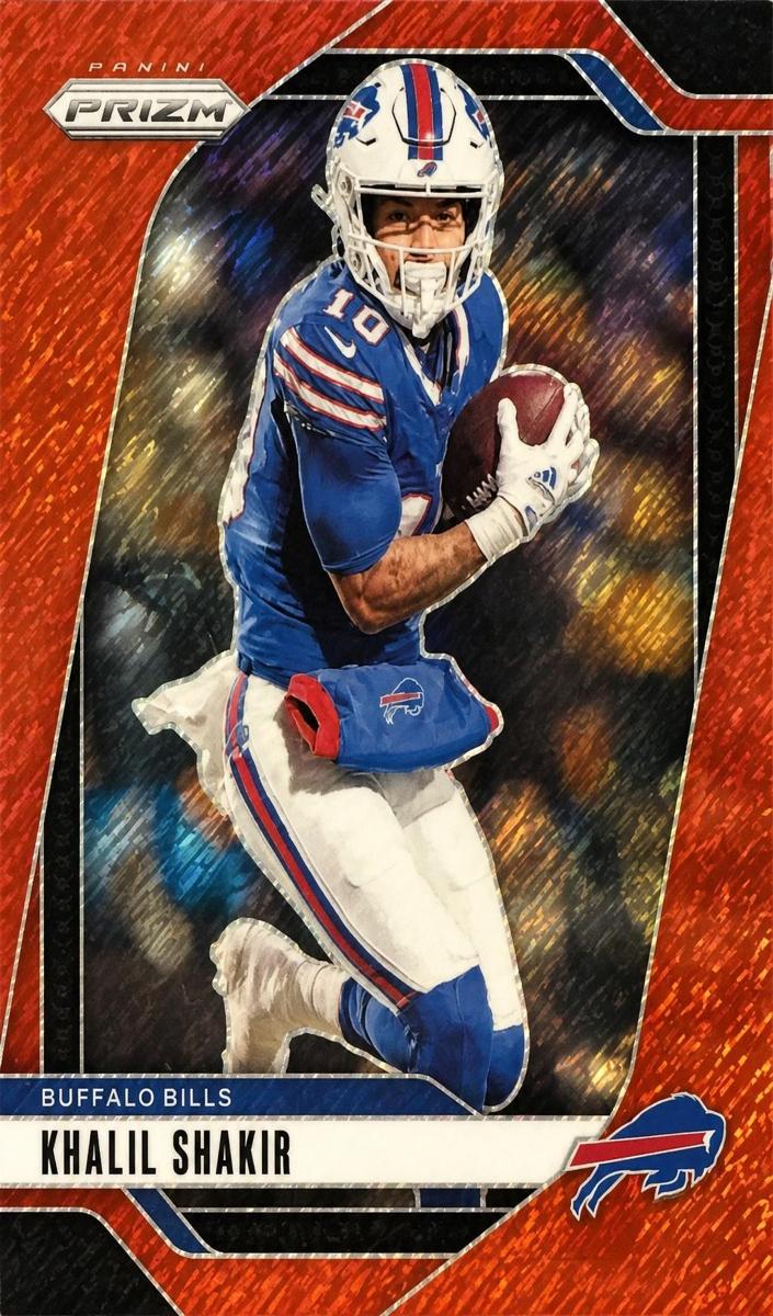 2024 Panini Prizm Football Red Shimmer Khalil Shakir #31