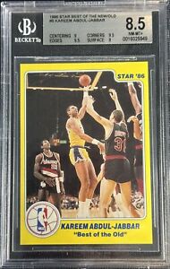 1986 Star Basketball Kareem Abdul-Jabbar #5 BGS 8