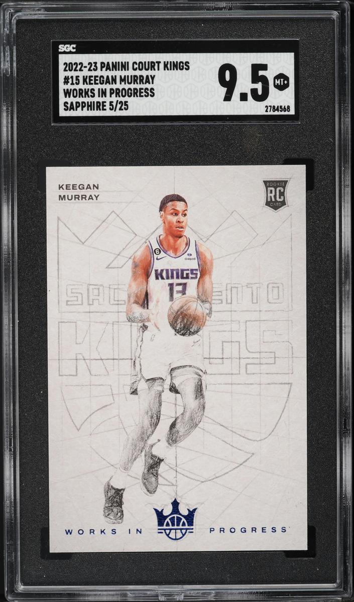2022 Panini Court Kings Basketball Sapphire Keegan Murray #15 PSA 10