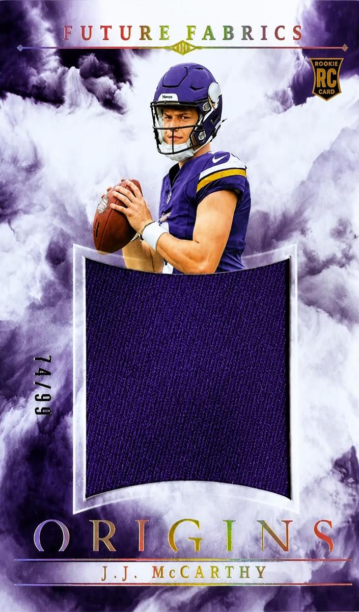 2024 Panini Origins Football J.J. McCarthy #FF-JMC PSA 7.5