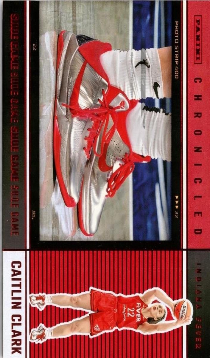 2025 Panini Caitlin Clark Chronicled Basketball Red Holo Caitlin Clark #79 PSA 8.5
