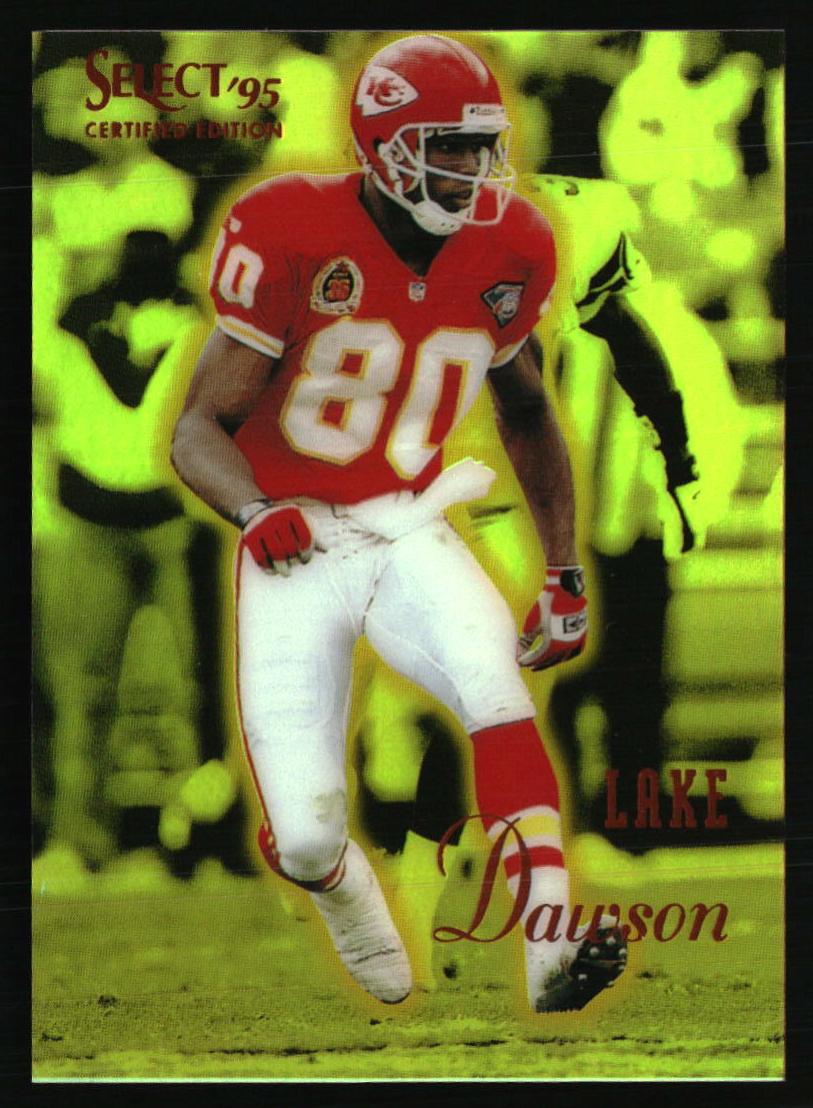 1995 Select Certified Football Lake Dawson #63