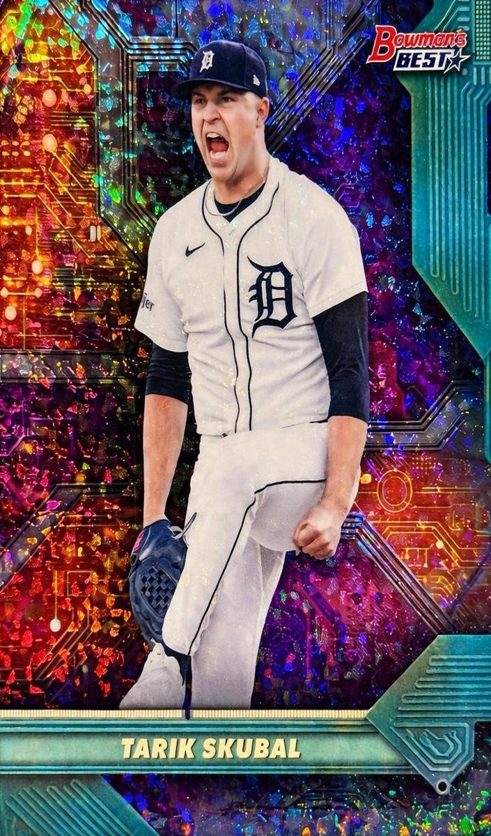 2025 Bowman's Best Baseball Mini-Diamond Refractor Tarik Skubal #C-17