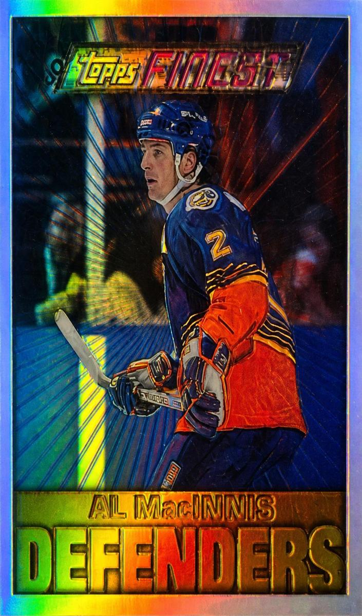 1995 Topps Finest Hockey Refractor Al MacInnis #48